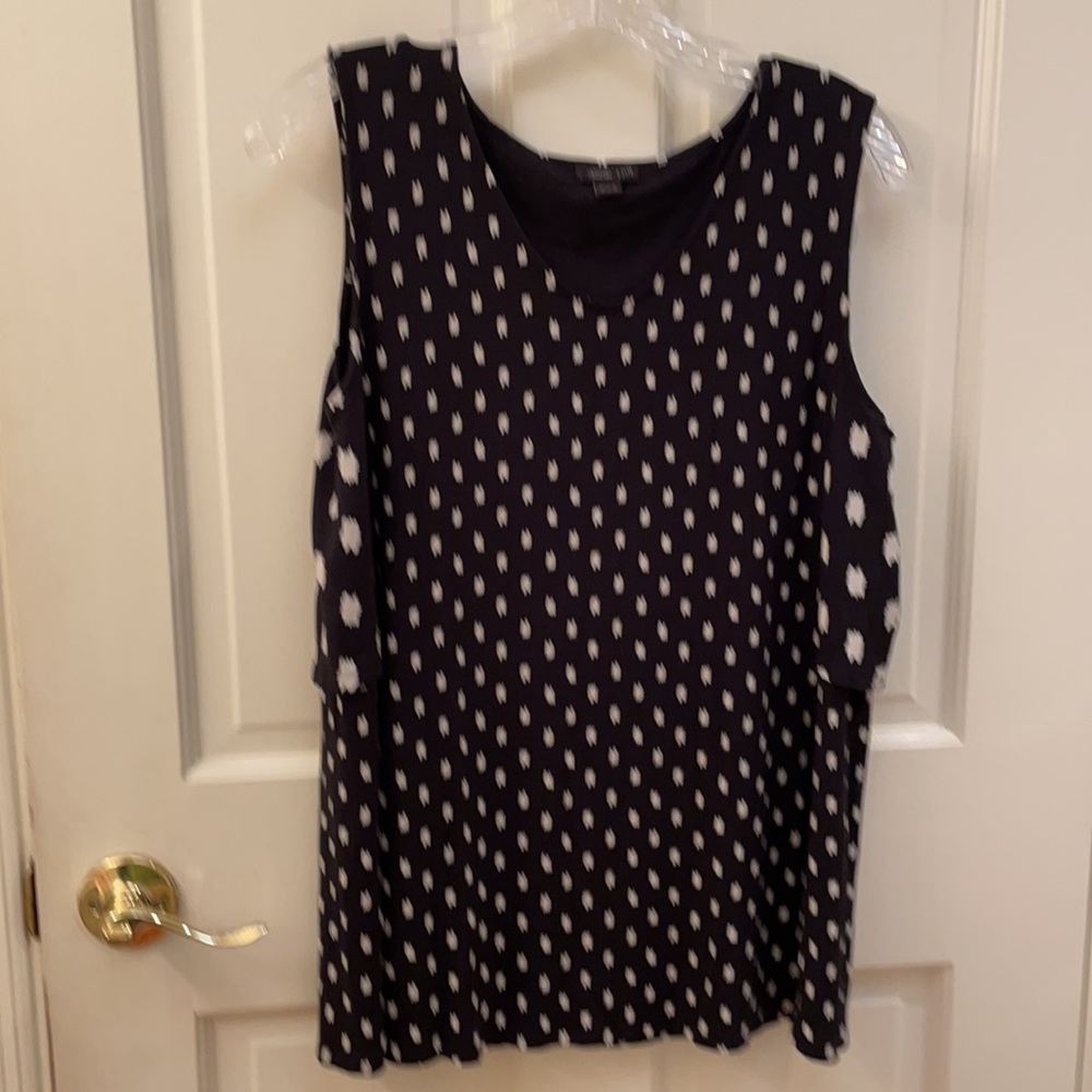 J. Jill Wearever sleeveless split back top, S
